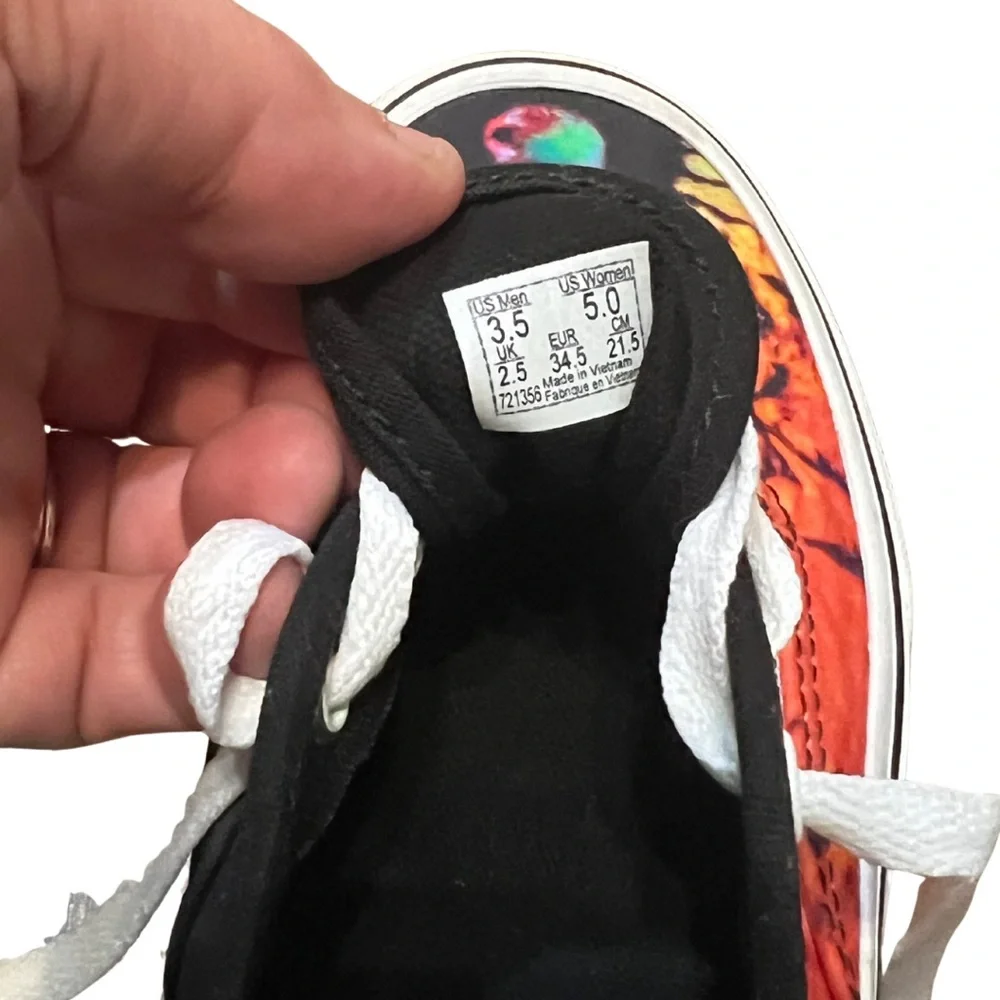 Vans Women’s‎ 5 Stackform Tie Dye Platform Sneakers Hippie Y2K